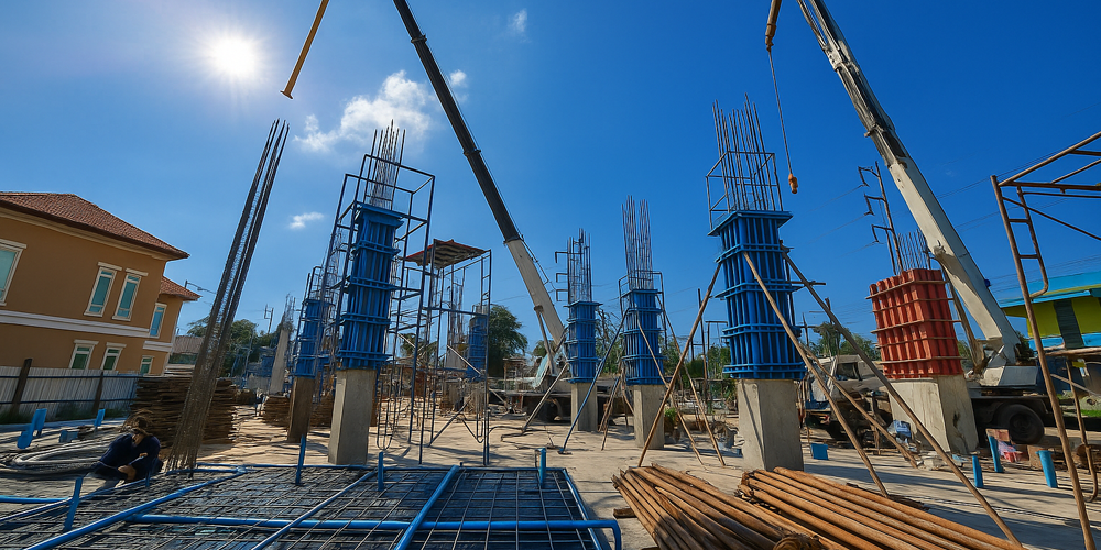 งานฐานรากและเสาเข็ม